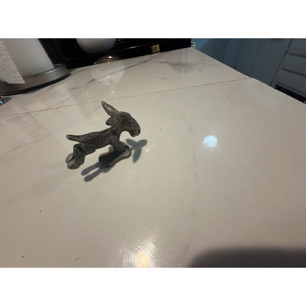 Myers Suzi Pewter Donkey Figurine